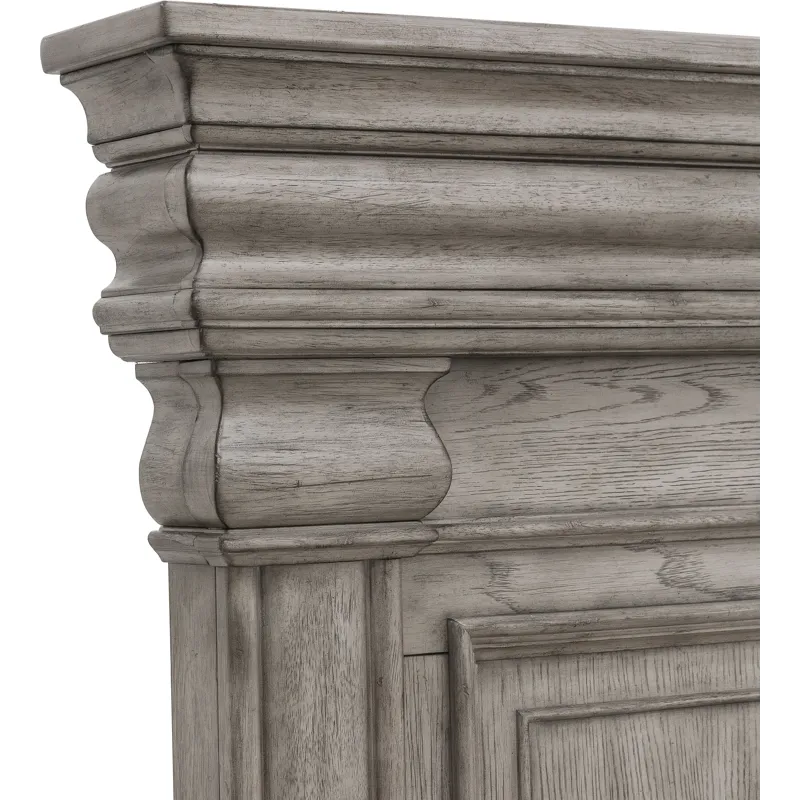 Madison Ridge Heritage Taupe Queen Panel Bed