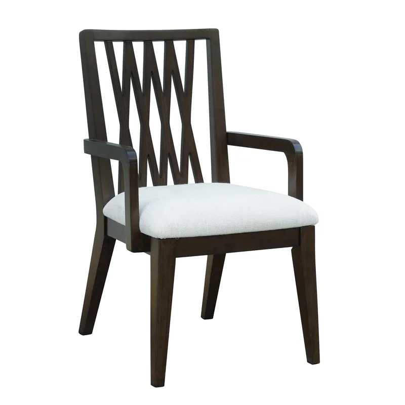 Asher Park Wood Back Arm Chair
