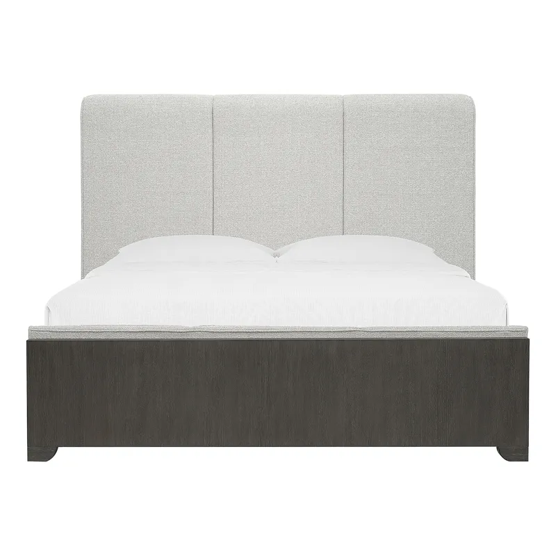 Anderson Park Moose Trail And Frontier Brown Queen Upholstered Bed