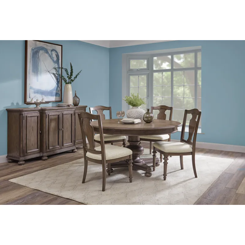 Saddle Creek Timber Brown Round Dining Table