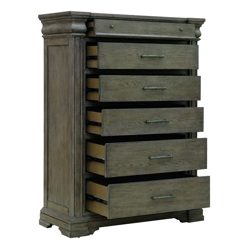 Madison Ridge Brown 6 Drawer Chest