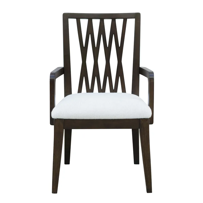 Asher Park Wood Back Arm Chair
