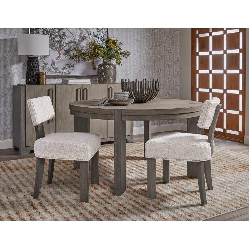Anderson Park Moose Trail And Frontier Brown Round Dining Table