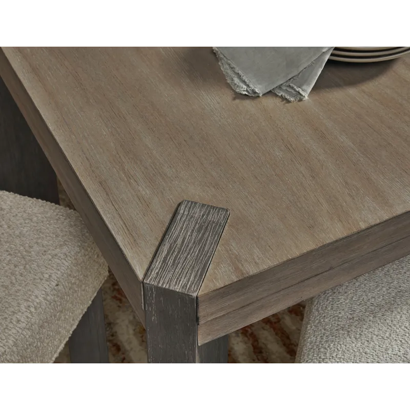 Anderson Park Moose Trail And Frontier Brown Leg Dining Table