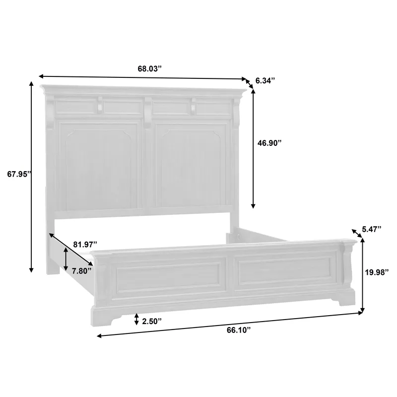 Hickory Creek Queen Panel Bed