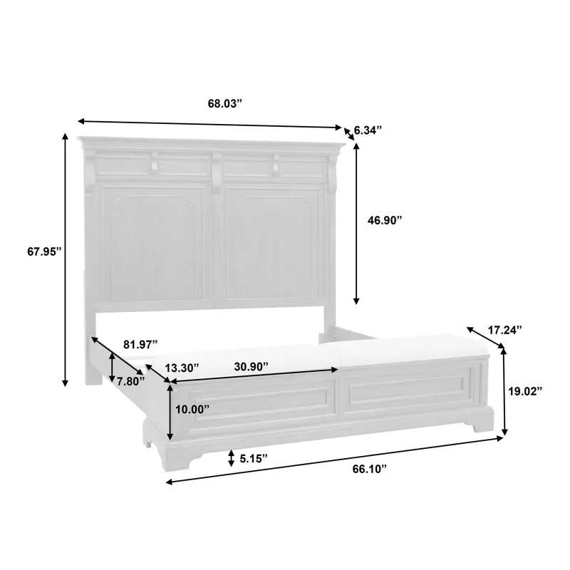 Hickory Creek Queen Storage Bed