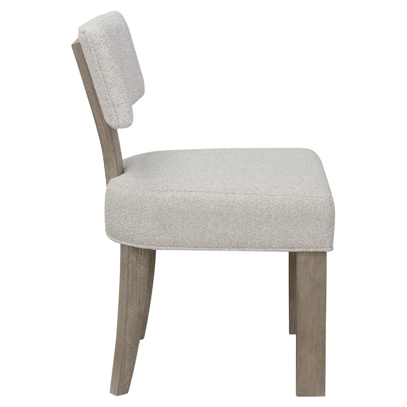 Anderson Park Moose Trail And Frontier Brown Klismos Dining Chair Two Pack