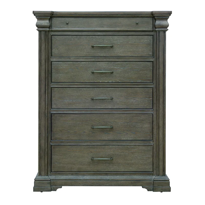 Madison Ridge Brown 6 Drawer Chest