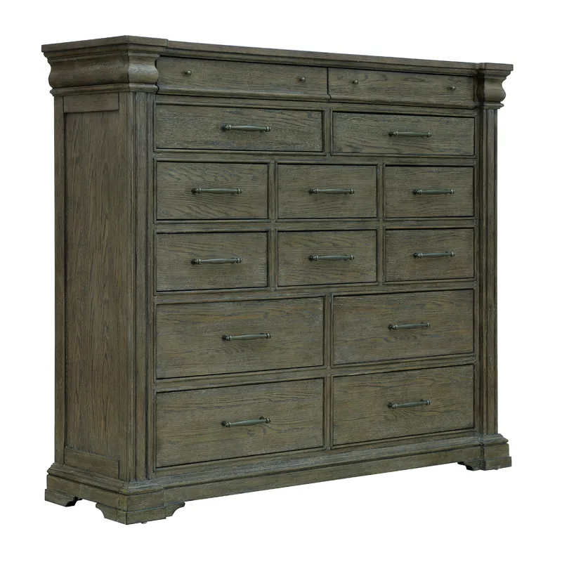 Madison Ridge Brown 14 Drawer Master Chest