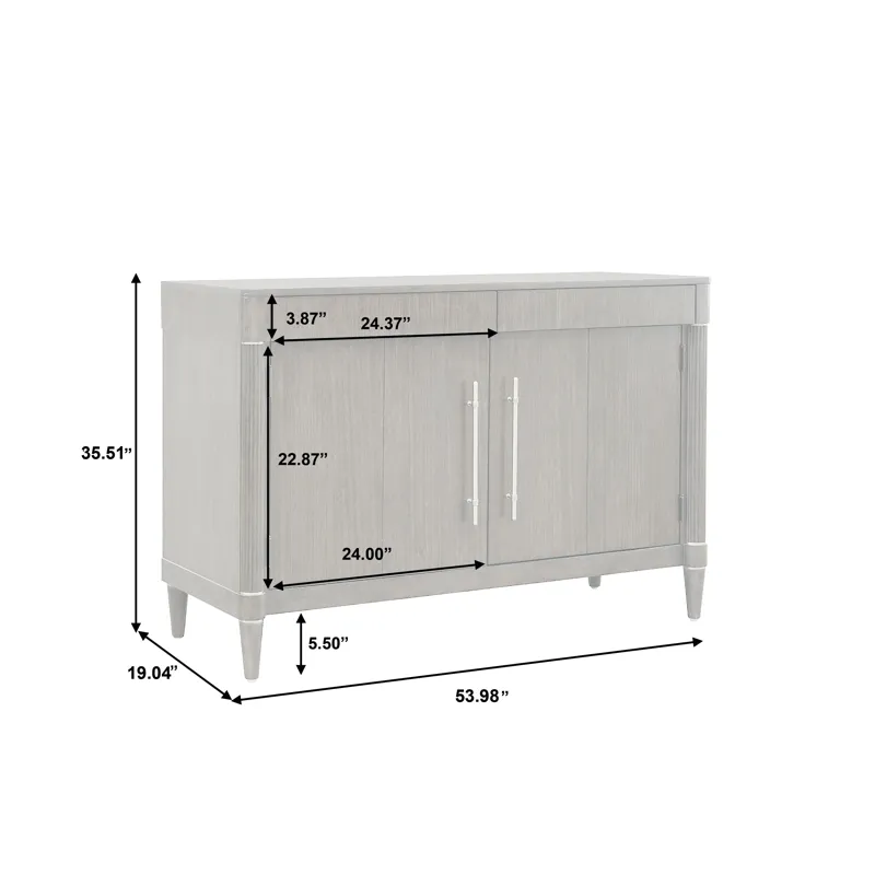 Asher Park 2 Door Server with Storage Drawer