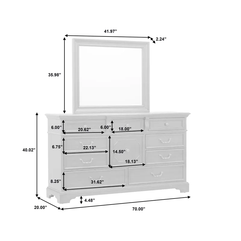 Hickory Creek Dresser Mirror