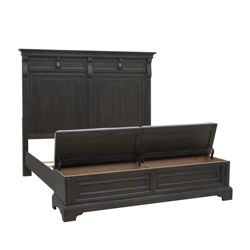 Hickory Creek California King Storage Bed