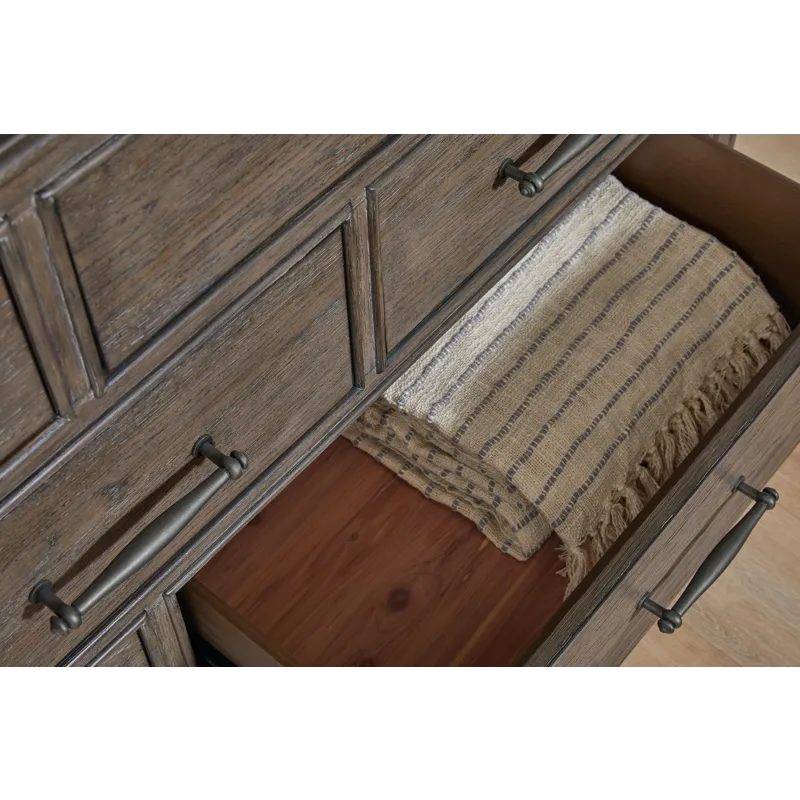 Madison Ridge Brown 10 Drawer Dresser