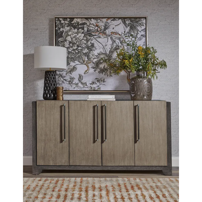 Anderson Park Moose Trail And Frontier Brown 4 Door Sideboard