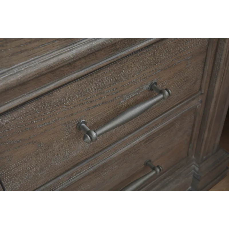 Madison Ridge Brown 3 Drawer Nightstand