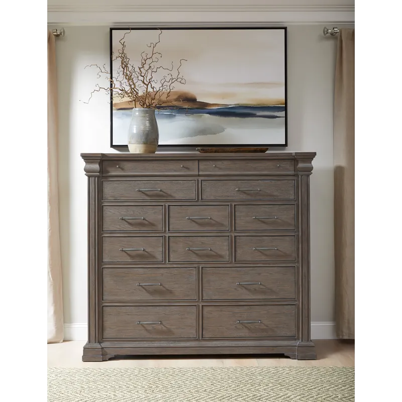 Madison Ridge Brown 14 Drawer Master Chest