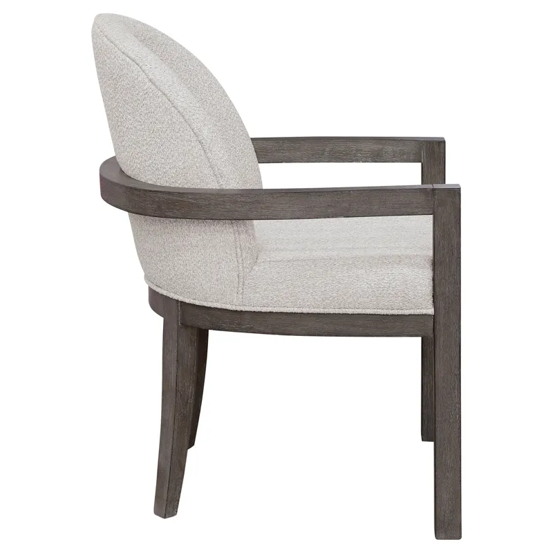 Anderson Park Moose Trail And Frontier Brown Upholstered Host Chair