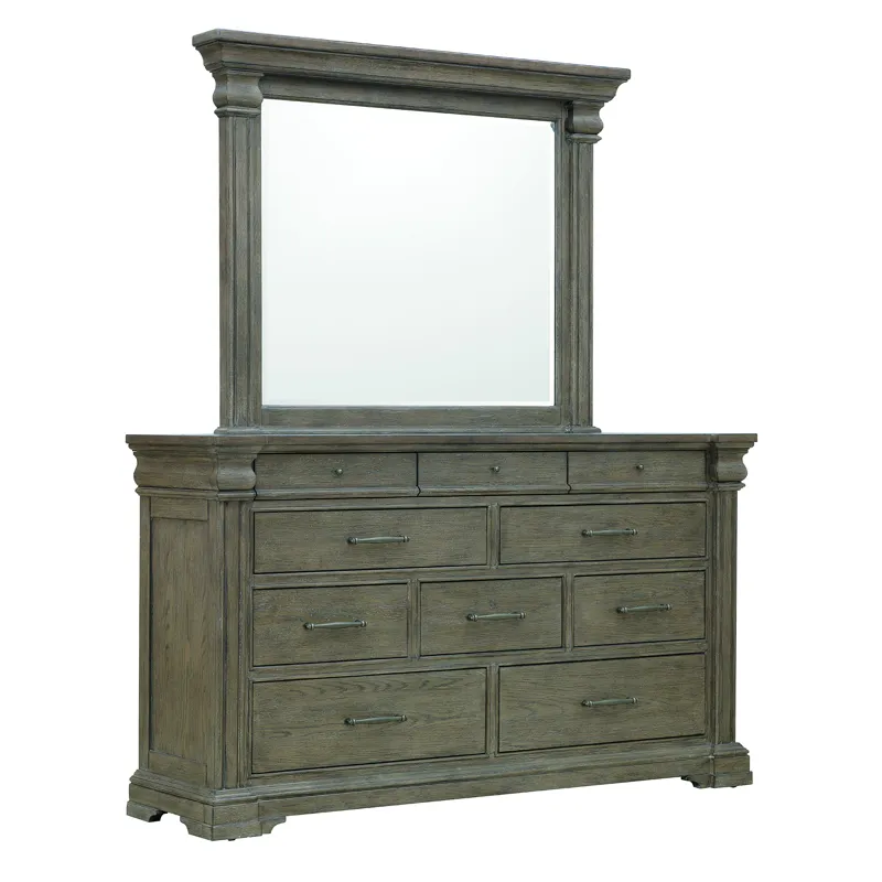 Madison Ridge Brown 10 Drawer Dresser