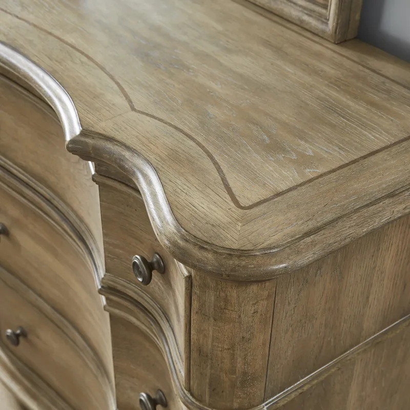Weston Hills Flax Seed Dresser With Mirror