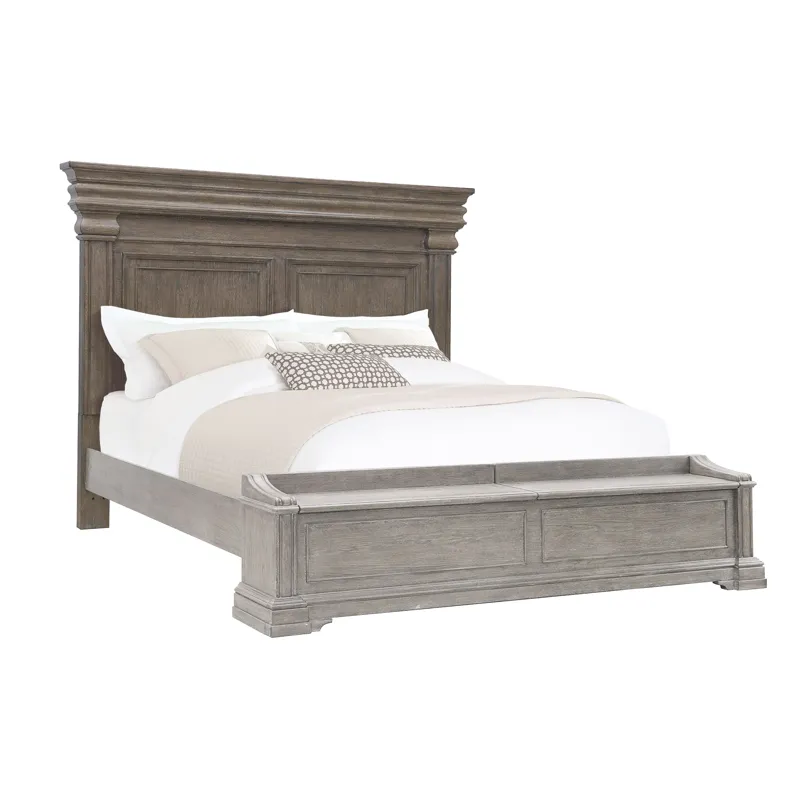 Madison Ridge Natural Bark Queen Panel Headboard
