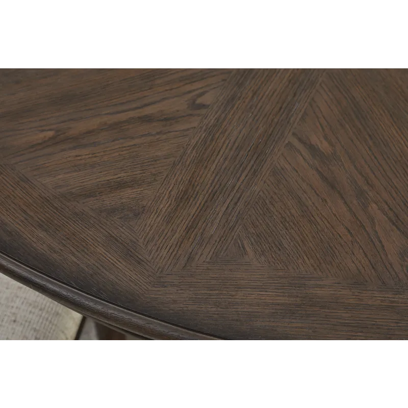 Saddle Creek Timber Brown Round Dining Table
