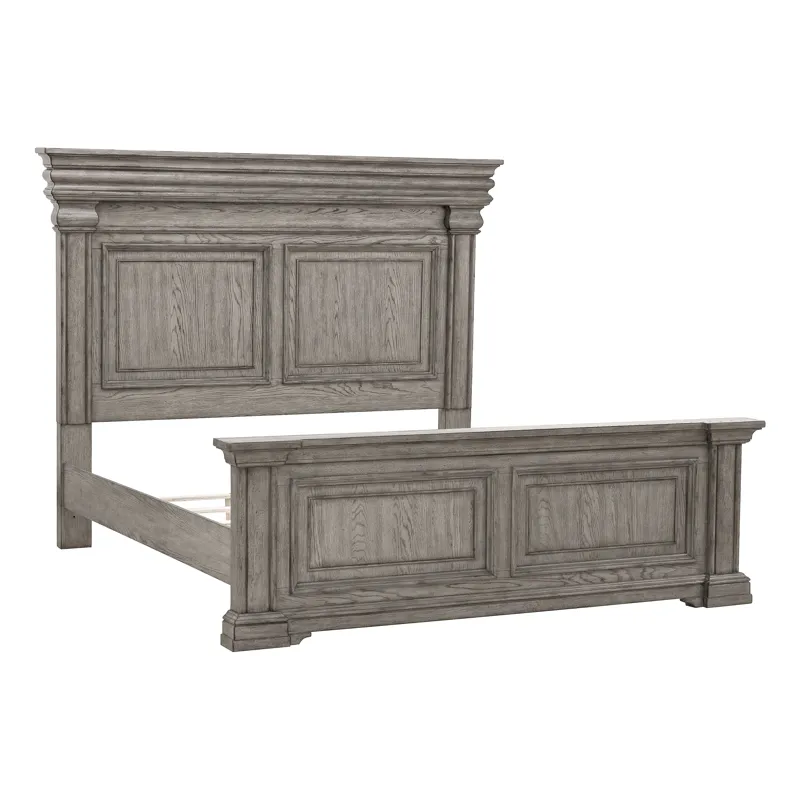 Madison Ridge Heritage Taupe Queen Panel Bed