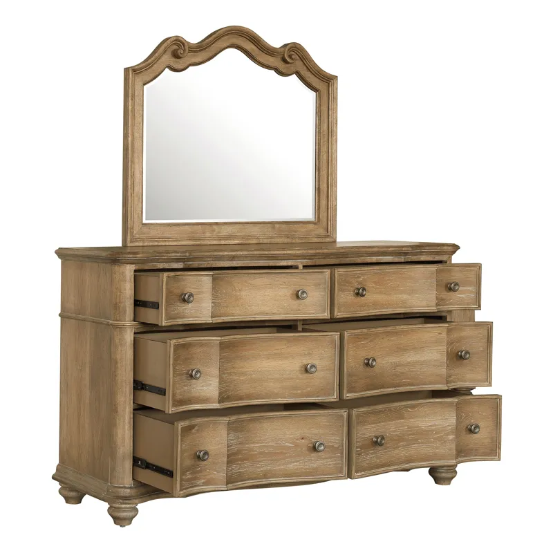 Weston Hills Flax Seed Dresser With Mirror