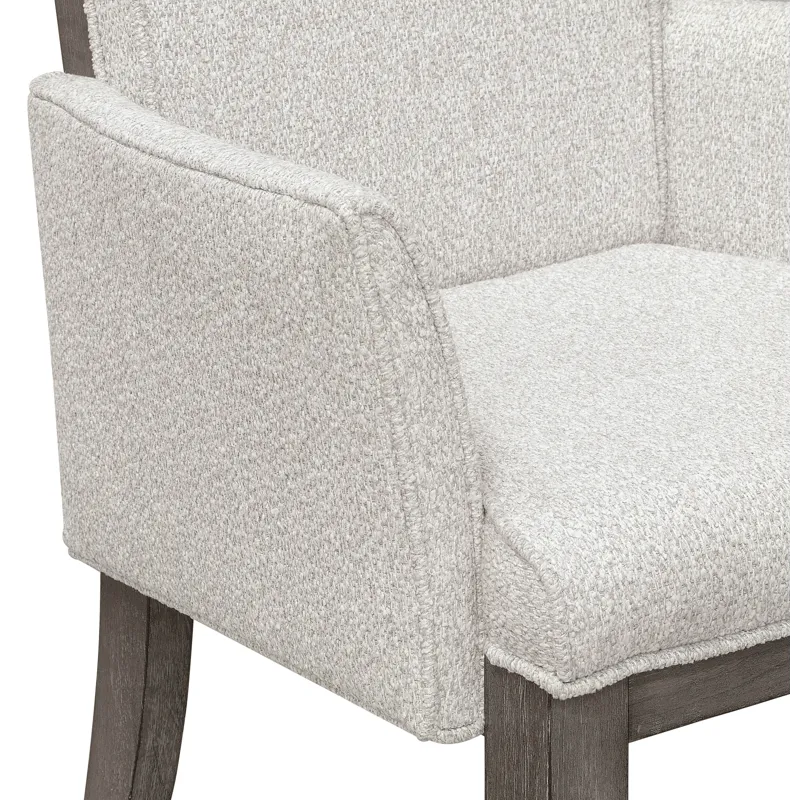 Anderson Park Moose Trail And Frontier Brown Upholstered Arm Chair Two Pack