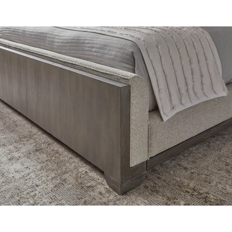 Anderson Park Moose Trail And Frontier Brown Queen Upholstered Bed
