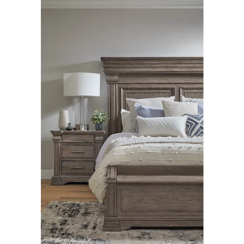 Madison Ridge Brown California King Panel Bed
