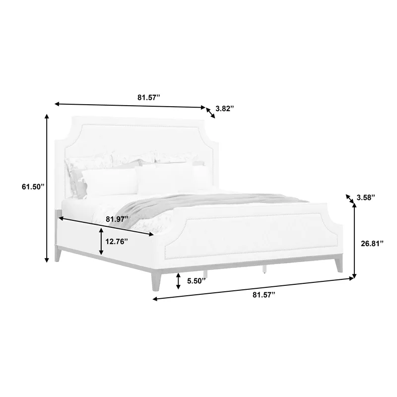Asher Park King Upholstered Bed