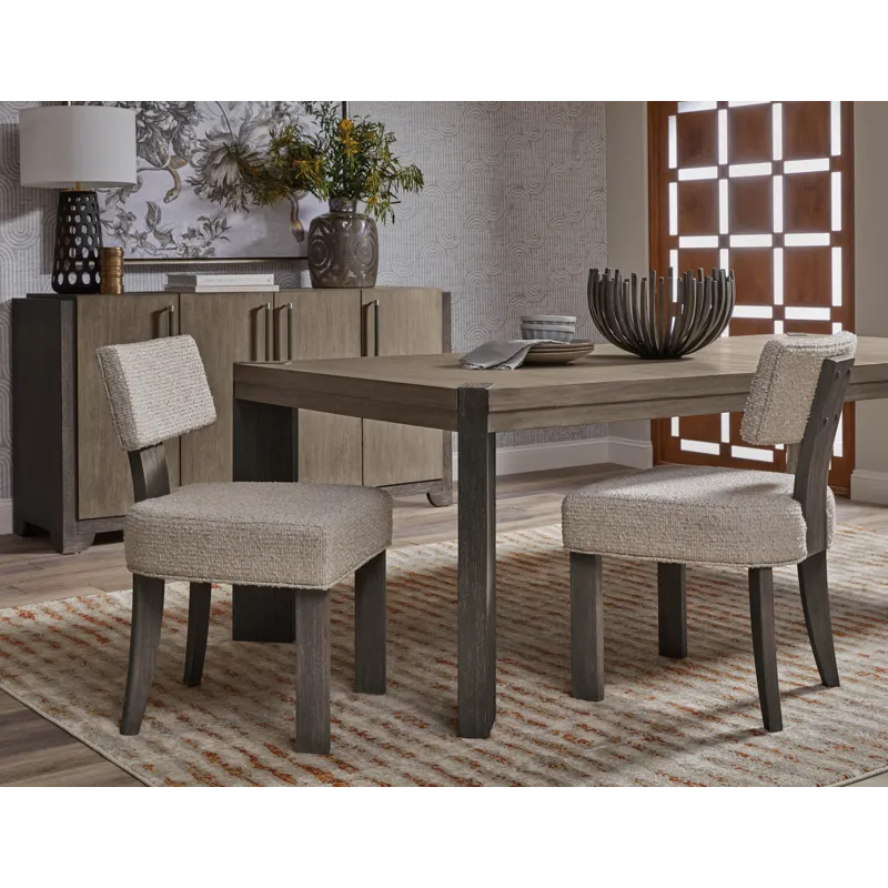 Anderson Park Moose Trail And Frontier Brown Leg Dining Table