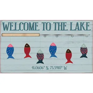 Welcome to the Lake Fishing - Large