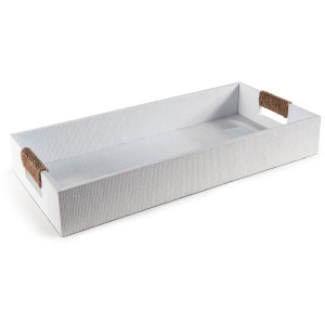 Logia Rectangle Tray Small (White)
