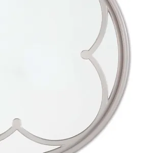 Lula Quatrefoil Mirror Small (Grey)