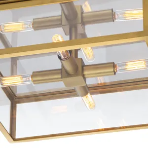 Ritz Flush Mount (Natural Brass)