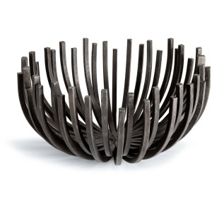Webbed Bowl Circle (Blackened Iron)