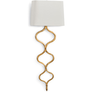 Sinuous Sconce (Gold Leaf)