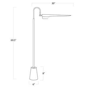 Raven Floor Lamp (Oil Rubbed Bronze)