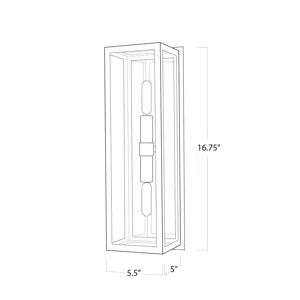 Ritz Sconce (Natural Brass)