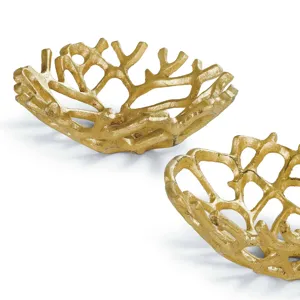 Web Bowl Set of 2 (Gilded)