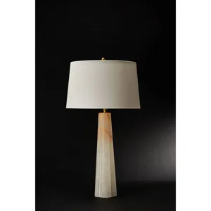 Quatrefoil Alabaster Table Lamp Large