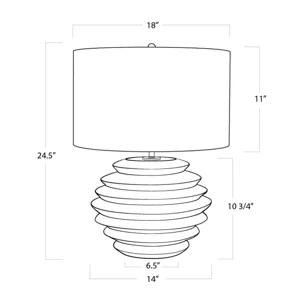 Canyon Ceramic Table Lamp