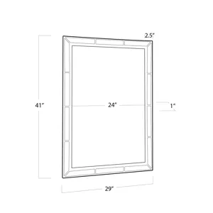 Plaza Beveled Mirror