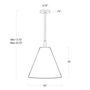 Bluff Outdoor Pendant (White)