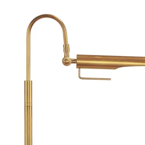 Raven Floor Lamp (Natural Brass)