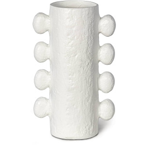 Sanya Metal Vase Large (White)