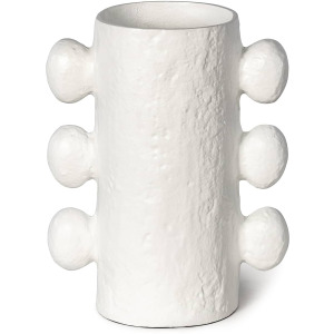 Sanya Metal Vase Small (White)