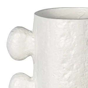 Sanya Metal Vase Large (White)