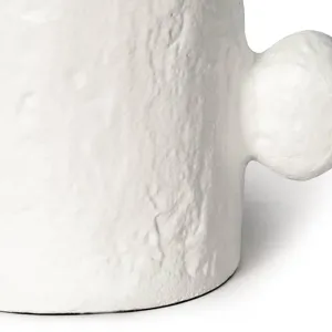 Sanya Metal Vase Small (White)